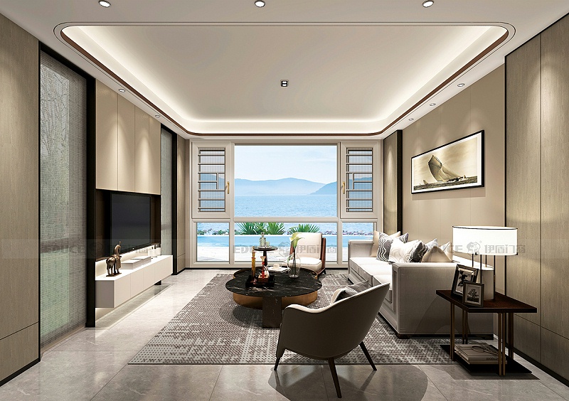 伊盾安全門窗，可拆性安全格，全面提升你的居家生活質量！柏林春天平開窗-ZJ 110mm 灰色